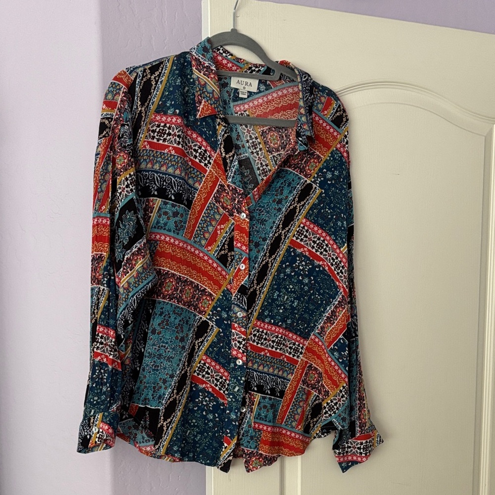 Patchwork Blouse - image 1